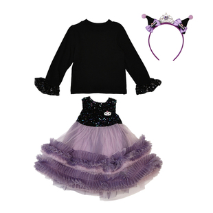 女童连衣裙春秋2026新款儿童洋气高级感宝宝生日库洛米公主礼服裙