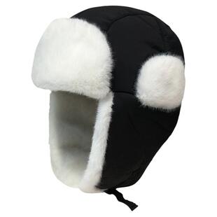 东北户外防寒帽子女秋冬季加绒加厚保暖羽绒棉帽骑行护耳雷锋帽男