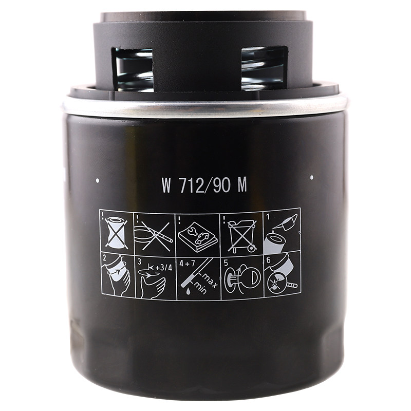 适配宝来朗逸明锐昊锐速腾高尔夫6迈腾途观机油滤芯曼牌W712/90M