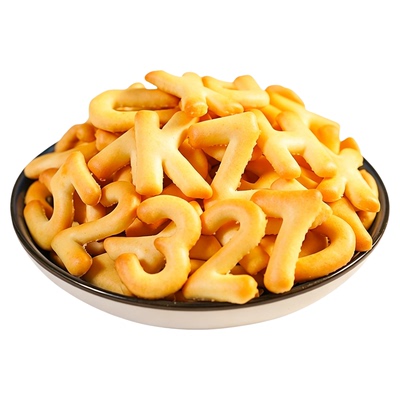 儿童宝宝启蒙数字饼干