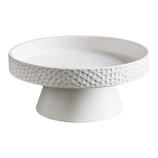 高脚盘水果盘轻奢高级感客厅零食盘果盘家用陶瓷菜盘高脚碗甜品碗