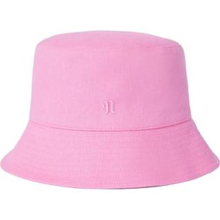 【折扣】Nanushka 女士刺绣纯棉帆布粉红色渔夫帽