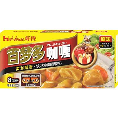 好侍百梦多原味咖喱块柔和醇香