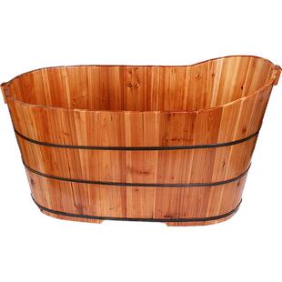 木盆纯手工木桶成人泡澡木桶香杉木儿童洗澡沐浴桶洗澡盆实木浴缸