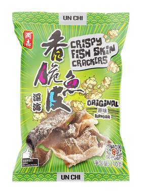 润志香港特产110gx3美食炸鱼皮
