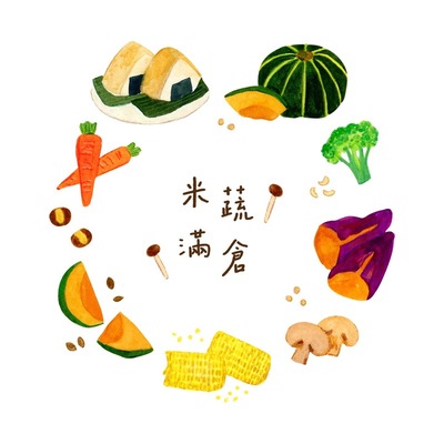 米蔬满仓厨房防油装饰原创玻璃贴