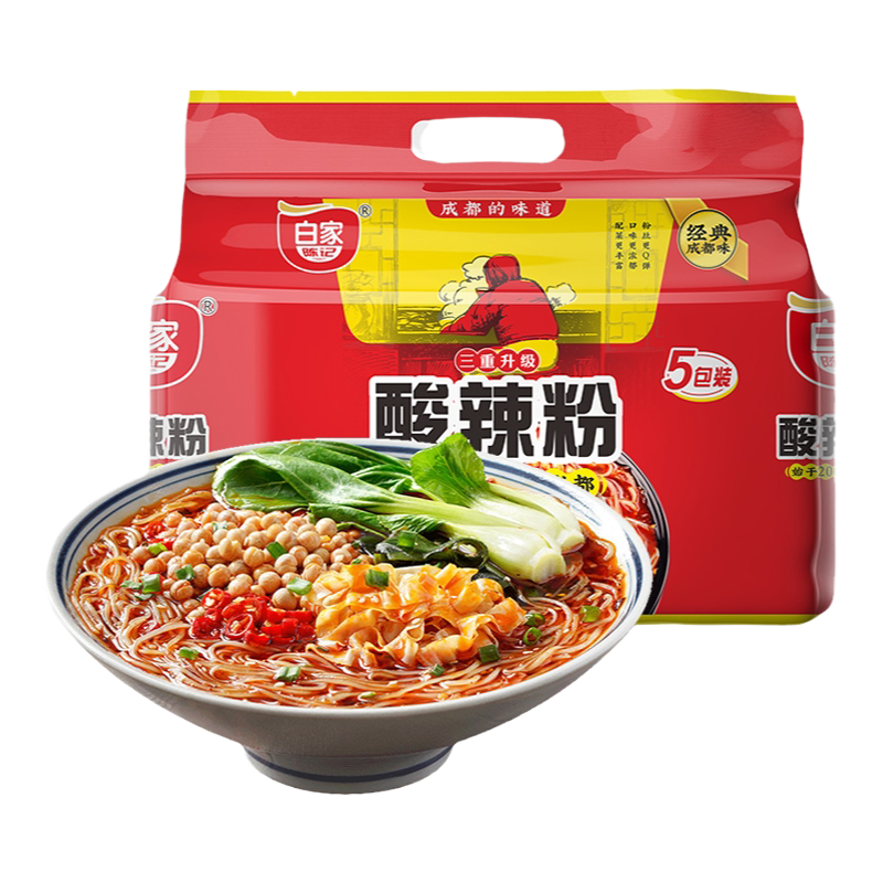 白家陈记酸辣粉免煮冲泡速食