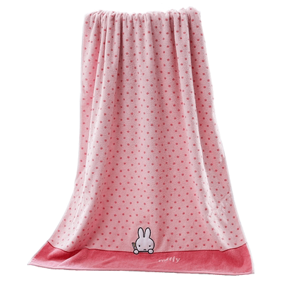 金号加宽浴巾纯棉卡通