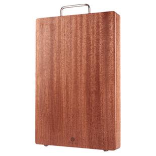 原森太菜板实木砧板家用切菜板防霉抗菌整木乌檀木小案板厨房专用