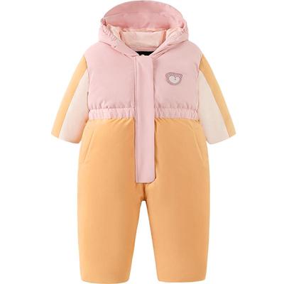 【冲锋羽绒】迷你巴拉巴拉羽绒服连体衣男女童防水防油污防风品