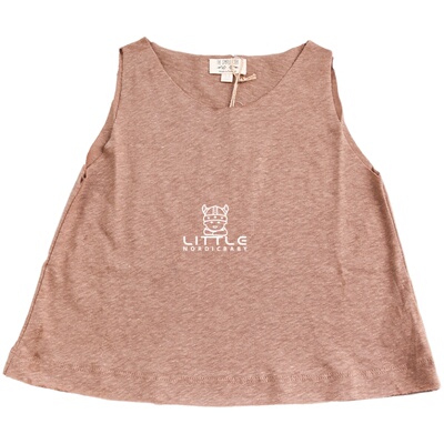 6Z Little英国 the simple folk SS24儿童中性背心短裤背带裤