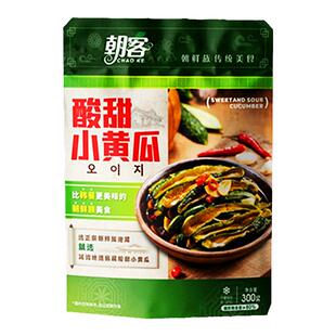韩式泡菜延边朝鲜族下饭菜酸甜小黄瓜300g地窖腌制泡菜开胃菜朝客