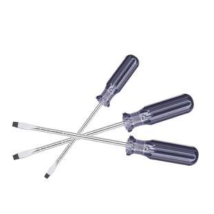 长城精工螺丝刀一字家用小号起子加硬改锥螺丝批改刀3mm6*100/8寸