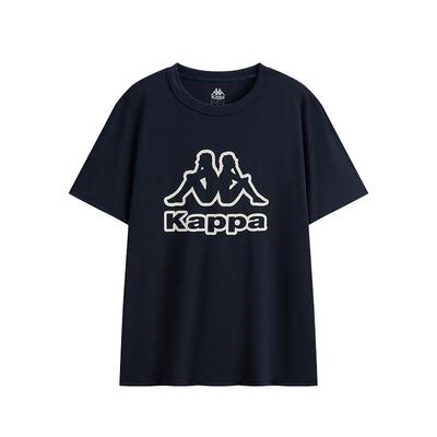 Kappa卡帕男装2026春季新款运动休闲宽松圆领短袖T恤K0G12TD20