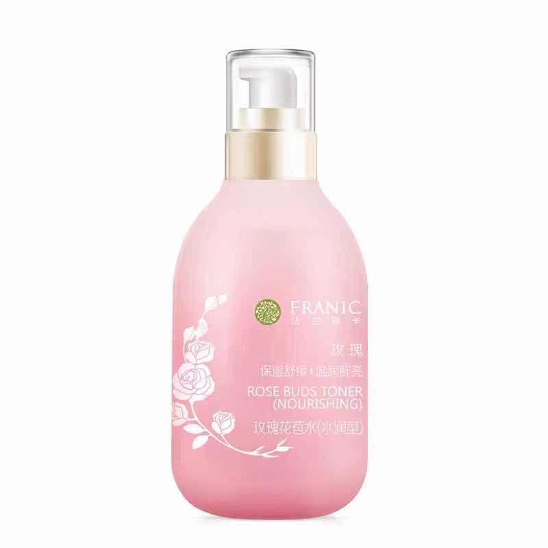 法兰琳卡玫瑰花苞水200ml送200ml补水喷雾保湿定妆收缩毛孔爽肤水