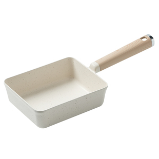 BESCO玉子烧加深煎锅厚蛋烧专用早餐锅烙饼煎蛋神器方形平底不粘