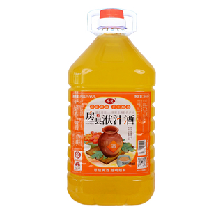 正宗湖北特产房县黄酒纯洑汁酒甜型农家自酿月子糯米酒官方旗舰店