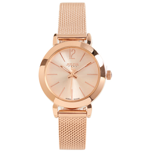 julius聚利时正品女士超薄小巧表盘手表学生时尚石英表钢带防水女