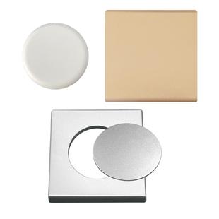 墙洞堵盖遮丑装饰方形圆形粘贴遮挡平板空调孔墙窟窿彩色美化盖