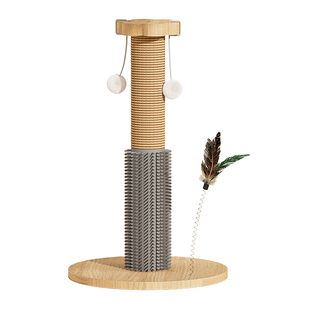 带蹭痒器猫抓板耐磨不掉屑剑麻猫咪爪柱猫挠痒玩具自嗨解闷猫爬架