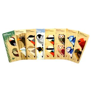 韩国bookfriends磁性书签创意文具可爱鸟类 迷你圆珠笔绿色