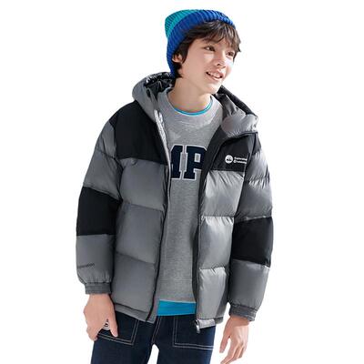 巴拉巴拉男童女童羽绒服中大童加厚外套儿童中长款上衣冬装童装潮