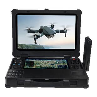 研涛双屏无人机地面站便携式无人车/船移动终端设备飞行控制台电脑机器人远程基站无人系统集成化操控设备