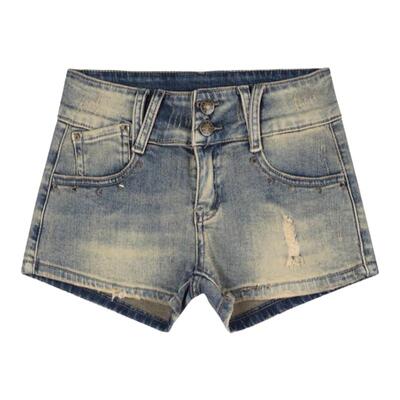 辣妹低腰夏季牛仔超短裤