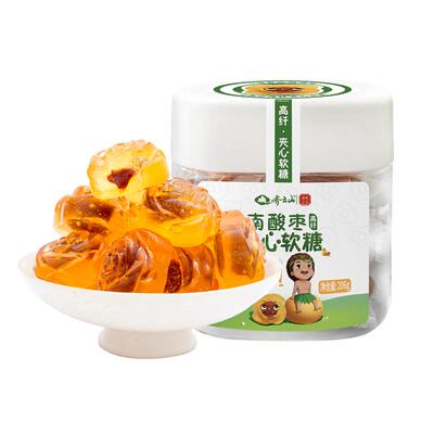 齐云山酸枣高纤夹心软糖儿童