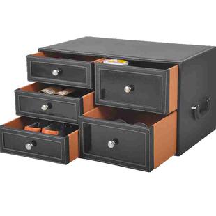 车载多功能 抽屉整理箱汽车后备储物箱收纳箱子轿车suv尾箱内用品