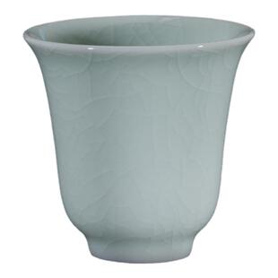 廷怀窑汝窑茶杯陶瓷功夫茶杯品茗杯主人杯天青汝州汝瓷开片个人杯