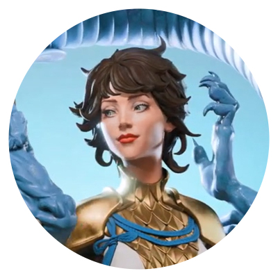 Blender角色模型制作教程龙与女孩建模雕刻材质渲染全流程视频课