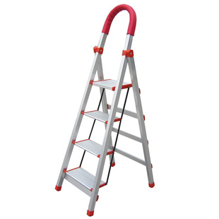 家用梯子折叠梯加厚铝合金梯子人字梯爬梯伸缩梯扶梯四五六步楼梯