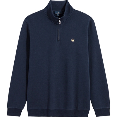 布克兄弟25男士半拉链针织上衣