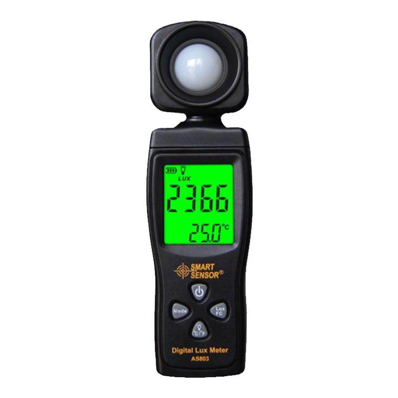 希玛数字照度计AS803家用照明灯光亮度计测试仪AS813测光仪AS823