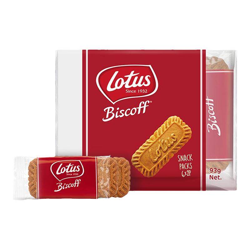 lotus进口比利时和情缤咖时焦糖饼干喜饼伴手零食品独立包装咖啡