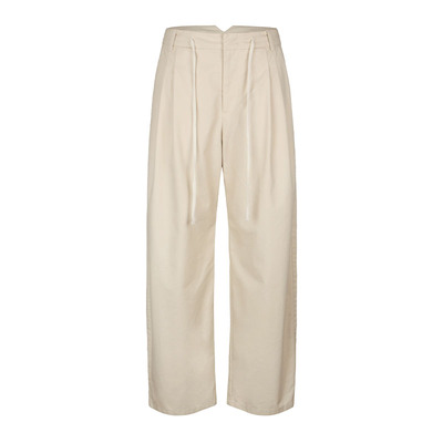 SEEKSIMPLE 高密织双褶设计 | 宽松显瘦 | 低腰抽绳休闲裤