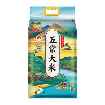 金龙鱼金玉稻香五常大米5kg鹰标