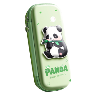 熊猫笔袋3D文具盒2025新款流行男孩女孩多功能高颜值大容量铅笔盒一年级小学生用儿童幼儿园卡通可爱收纳盒