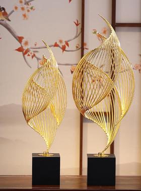 风生水起摆件轻奢创意酒柜高档客厅玄关电视机柜家居饰品简约装饰