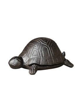 复古怀旧铁艺乌龟收纳盒模型摆件