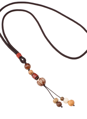 原创古风菩提子项链复古新中式休闲毛衣链长款百搭秋冬新款配饰女