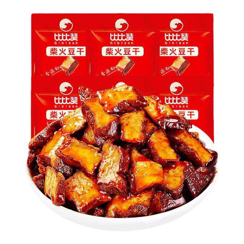 比比赞柴火豆干湖南特产零食