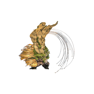 妖及 样板间售楼部设计师花艺定制 酒店会所仿真架构花艺设计