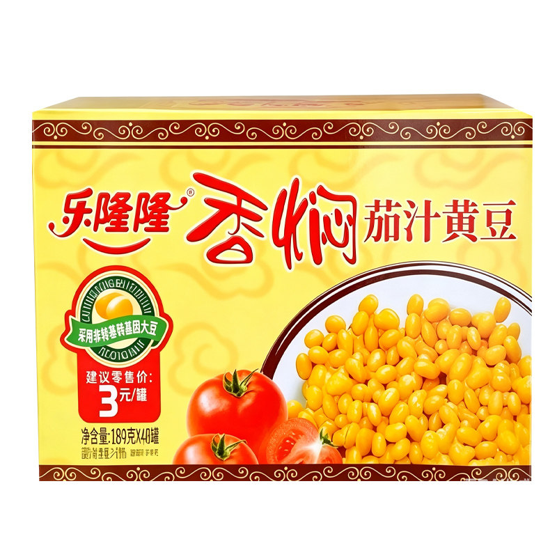 乐隆隆香焖茄汁黄豆做菜伴侣