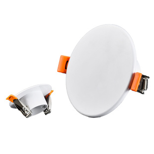 吊顶天花板射假筒灯75孔洞遮丑盖圆形孔检修口装饰盖空调口封堵盖