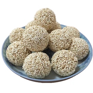 传统老式爆米花球小米花球爆米花团呼啦球球形爆米花怀旧零食包邮