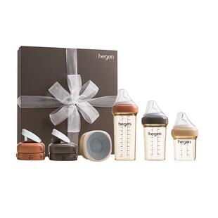 hegen海格恩金致全星新生儿奶瓶礼盒婴儿防胀气ppsu套装1-6月宝宝