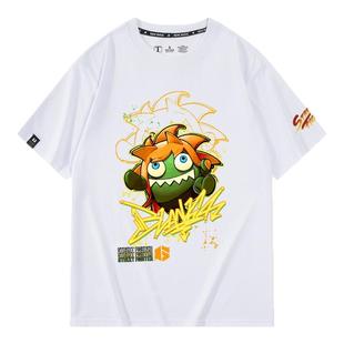 街头霸王6布兰卡游戏卡通周边上衣纯棉夏季男学生休闲百搭短袖T恤