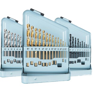 钻头套装麻花钻头家用金属打孔木工不锈钢手电钻转头多功能1-10mm